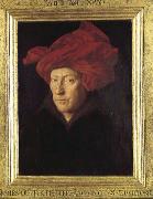 unknow artist The man was wearing a Red Hat oil painting reproduction